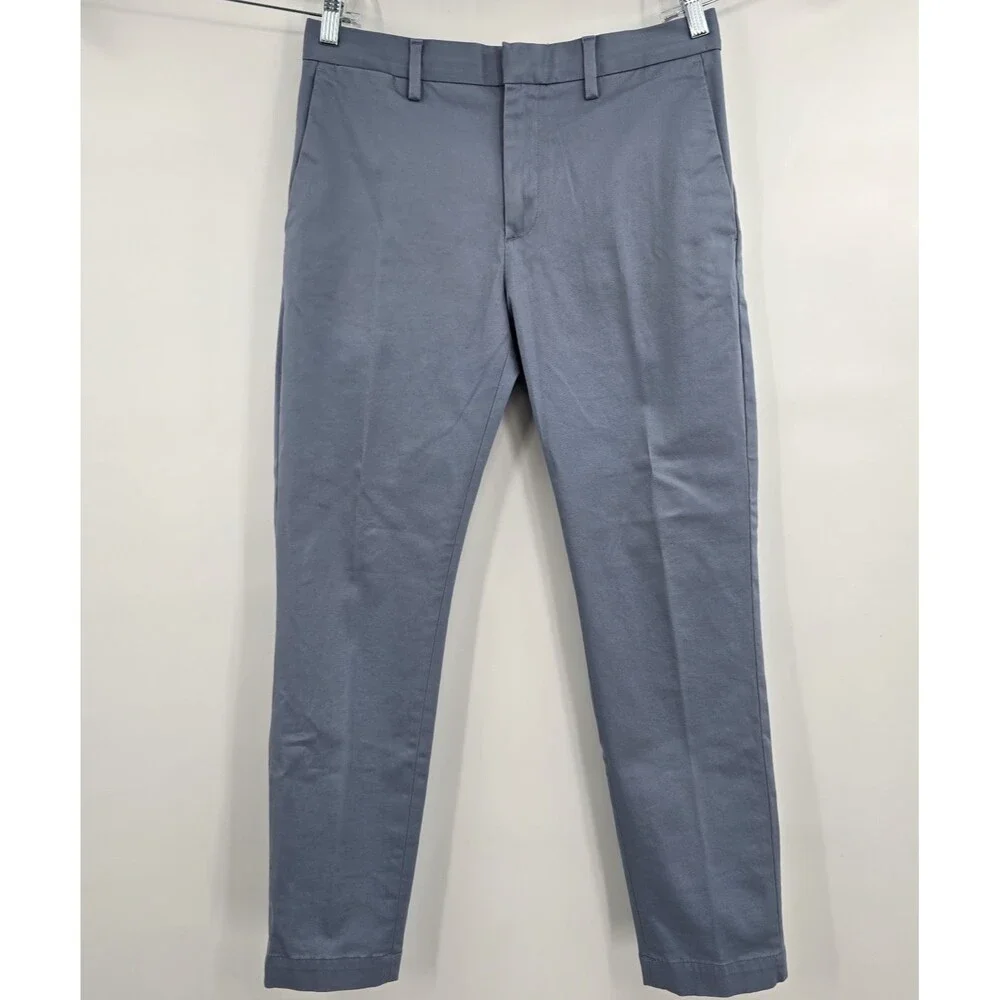 Banana Republic Mason Athletic Tapered Fit Chino Pants 30x30 Blue